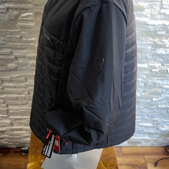 London Fog stretch flex windbreaker cold water resistant puffer jacket sz XL - Picture 4 of 13